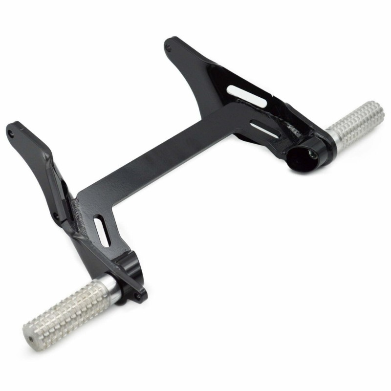 thumbnail interactive-video image 1 of TCMT Black Rear Footrest Foot Pegs Bracket For Kawasaki Ninja ZX6R (09-24), ZX636 (13-24), ZX10R (08-10) 1 of 4