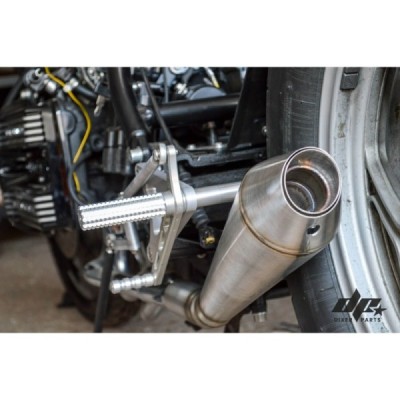 Exhaust Muffler +Db Killer BMW K75 Cafe Racer Collector Slipon Tail Pipes Kit