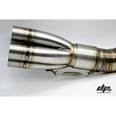 Exhaust Muffler 4in1 Collector +db Killer BMW K100 K1100 Cafe Racer Tail Pipes