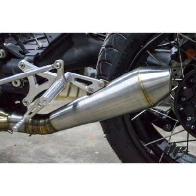 Exhaust Muffler 4in1 Collector +db Killer BMW K100 K1100 Cafe Racer Tail Pipes