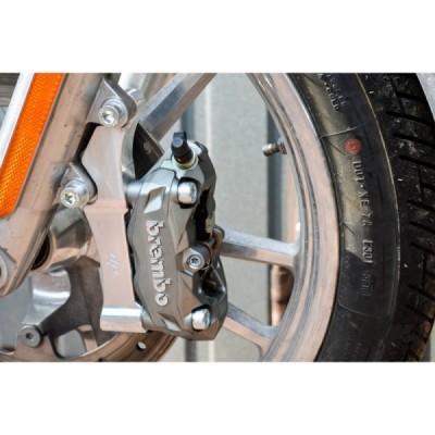 Upgrades calipers adapters bracket Brembo-100mm Harley Davidson Dyna Softail Touring left+right