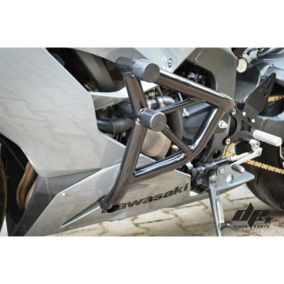 Crash cage – engine guard crash bar Kawasaki ZX6R 636 (19-23) stunt drift