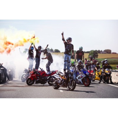 Hoodie KTS Killing The Streets -Darkside (M) for Motorcyclist Stunt