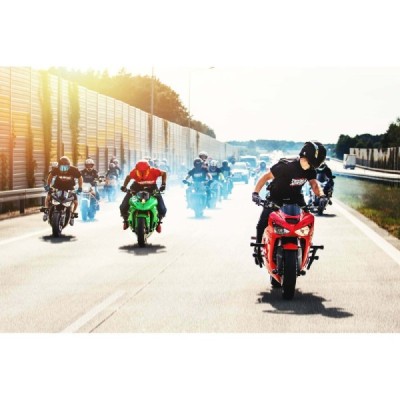 Hoodie KTS Killing The Streets V2 Green (L) for Motorcyclist Stunt