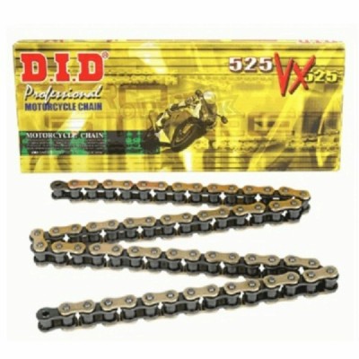 DID drive chain DID 525 VX G&B X-ring GOLD – 10 links