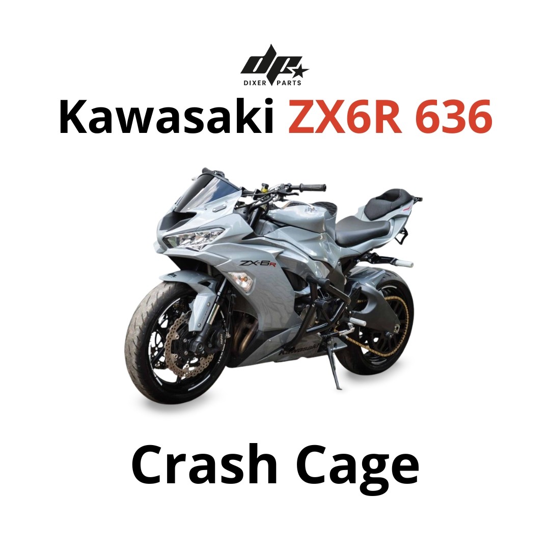 Crash Cage Engine Guard Crash Bar Kawasaki ZX6R 636 (2019-2026